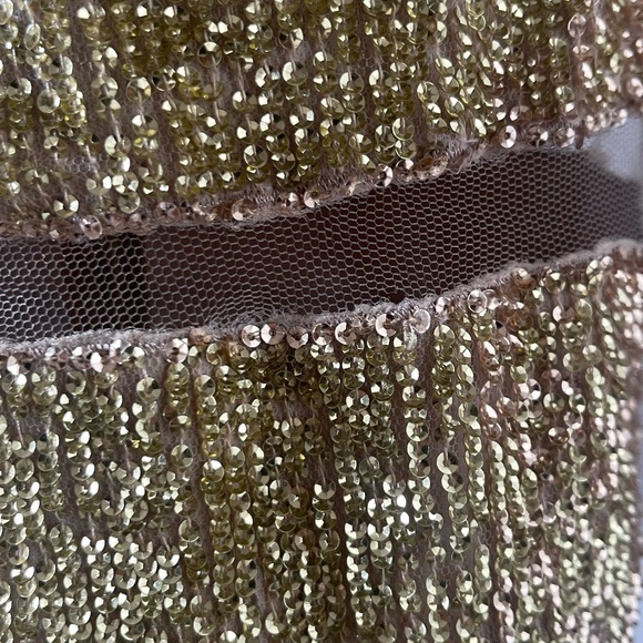 Basix Black Label Gold sequin dress - Picture 9 of 10